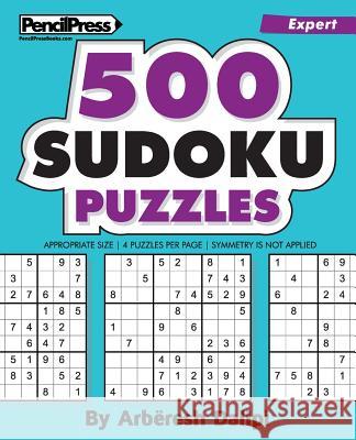 500 Sudoku Puzzles: Big Book of 500 Expert Sudoku Puzzles Arberesh Dalipi 9781541018938 Createspace Independent Publishing Platform - książka