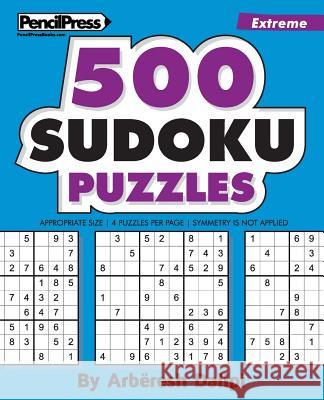 500 Sudoku Puzzles: Big Book of 500 Extreme Sudoku Puzzles Arberesh Dalipi 9781541019843 Createspace Independent Publishing Platform - książka