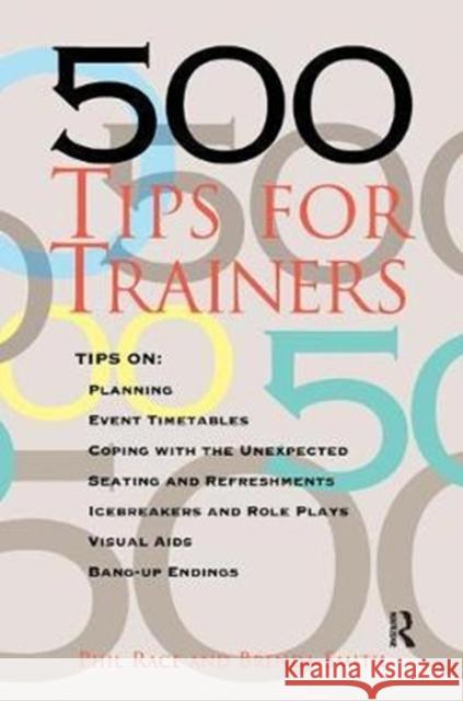 500 Tips for Trainers Phil Race 9781138433304 Routledge - książka