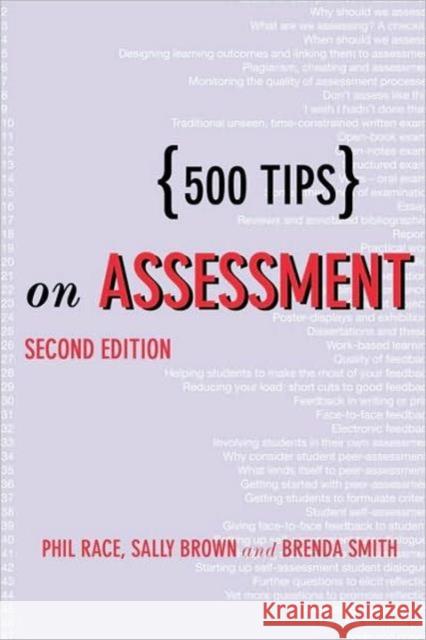 500 Tips on Assessment Phil Race 9780415342797 Taylor & Francis Ltd - książka