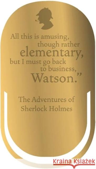 Bookmark Metal - Pulteney Press (Sherlock Holmes) HALF MOON BAY 5055453421839