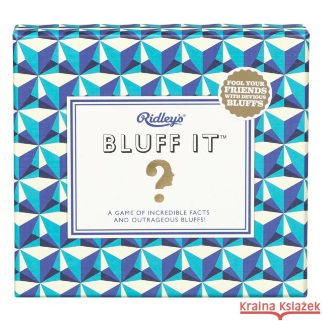 Bluff It Ridley's Games 5055923712658 CHRONICLE GIFT/STATIONERY