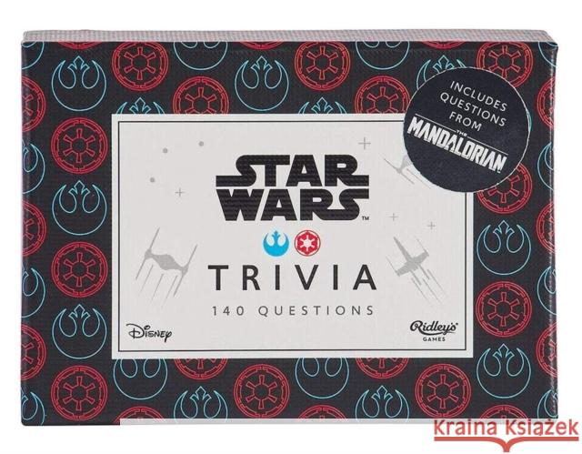 STAR WARS TRIVIA GAME RIDLEY'S GAMES 5055923785225 CHRONICLE GIFT/STATIONERY