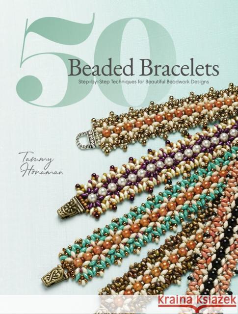 50 Beaded Bracelets: Step-By-Step Techniques for Beautiful Beadwork Designs  9781632506757 Interweave Press - książka