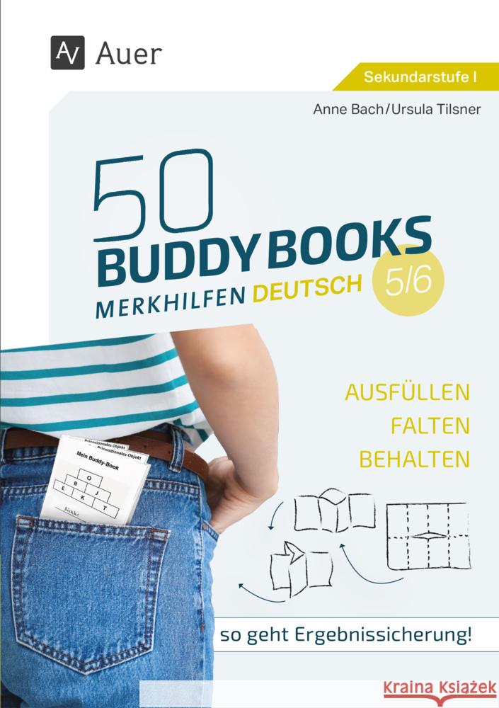 50 Buddy Books - Merkhilfen Deutsch Klassen 5-6 Bach, Anne, Tilsner, Ursula 9783403087809 Auer Verlag in der AAP Lehrerwelt GmbH - książka