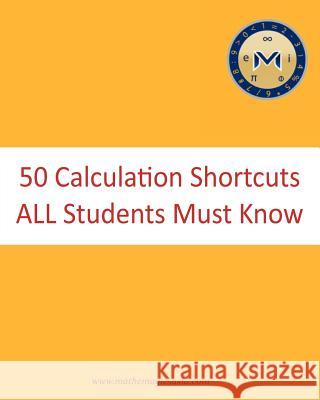 50 Calculation Shortcuts All Students Must Know  9781470150730 Createspace - książka