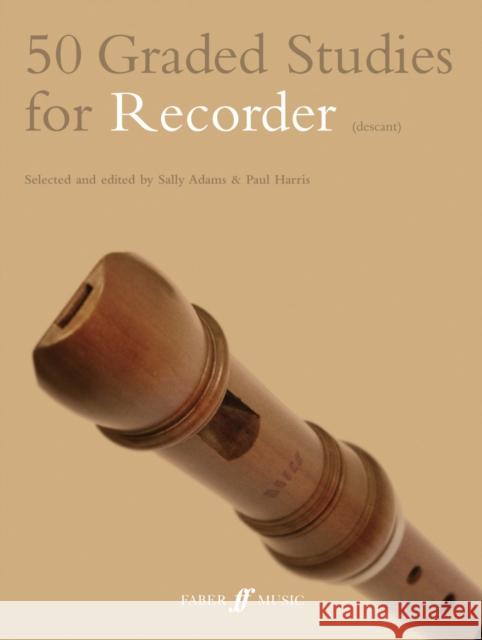 50 Graded Studies for Recorder  9780571523184 Faber Music Ltd - książka