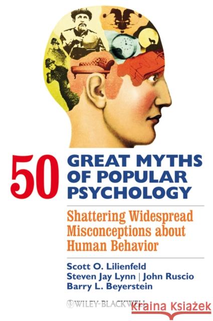 50 Great Myths Psychology Lilienfeld, Scott O. 9781405131117 Wiley-Blackwell - książka