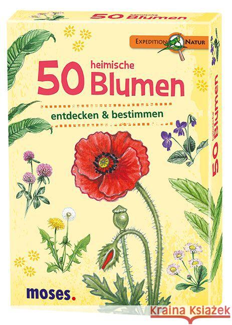 50 heimische Blumen entdecken & bestimmen  4033477097170 moses. Verlag - książka