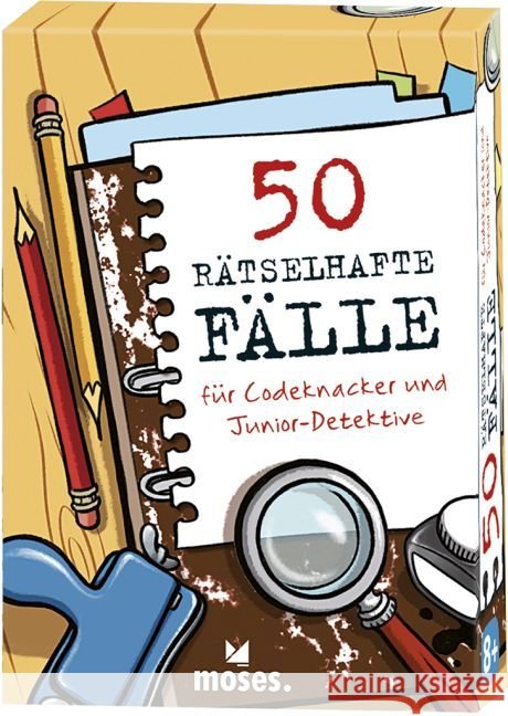 50 rätselhafte Fälle für Codeknacker und Junior-Detektive Köhrsen, Andrea, Bungter, Tobias 4033477302410 moses. Verlag - książka
