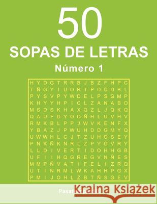 50 Sopas de letras - N. 1 Pasatiempos10 9781537383699 Createspace Independent Publishing Platform - książka