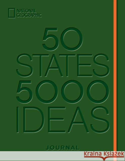 50 States, 5,000 Ideas Journal National Geographic 9781426223099 National Geographic Society - książka