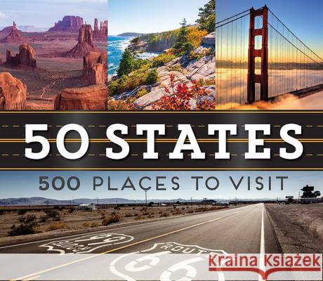 50 States 500 Places to Visit Publications International Ltd 9781640304550 Publications International, Ltd. - książka