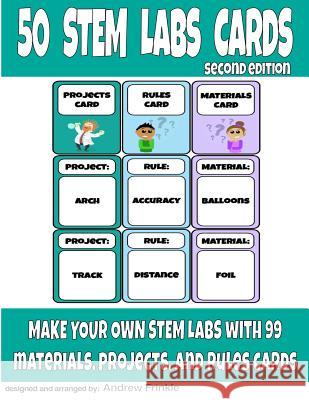 50 STEM Labs Cards Frinkle, Andrew 9781514122235 Createspace - książka