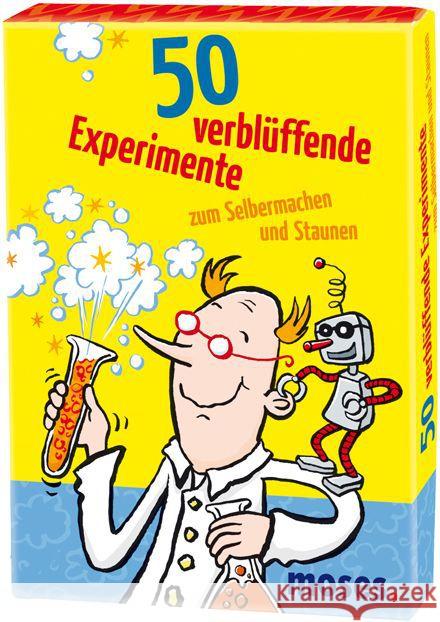 50 verblüffende Experimente zum Selbermachen und Staunen (Experimentierkasten)  4033477210661 moses. Verlag - książka