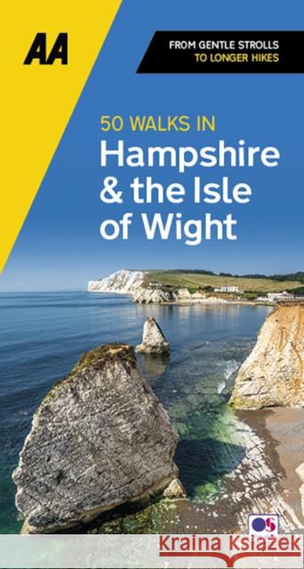 50 Walks in Hampshire & IOW  9780749583248 AA Publishing - książka