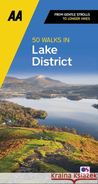 50 Walks in Lake District  9780749583255 AA Publishing - książka