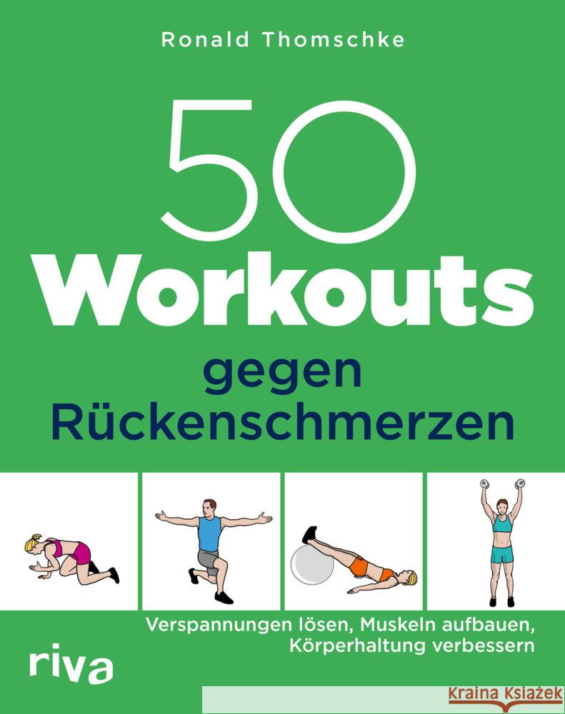 50 Workouts gegen Rückenschmerzen Thomschke, Ronald 9783742318657 riva Verlag - książka