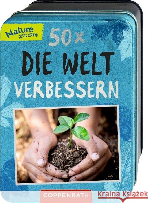 50 x die Welt verbessern Holzapfel, Miriam 9783649633877 Coppenrath, Münster - książka