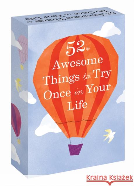 52 Awesome Things to Try Once in Your Life Chronicle Books 9781797202686 Chronicle Books - książka