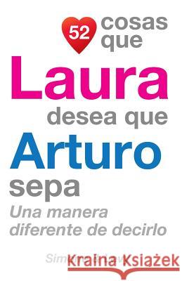 52 Cosas Que Laura Desea Que Arturo Sepa: Una Manera Diferente de Decirlo J. L. Leyva Simone                                   Jay Ed. Levy 9781506105192 Createspace - książka