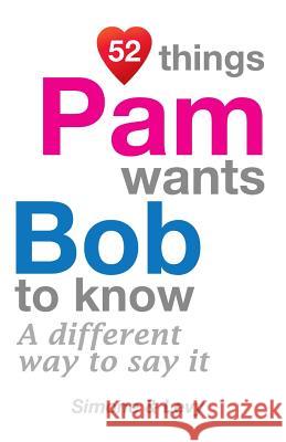 52 Things Pam Wants Bob To Know: A Different Way To Say It Simone 9781511945097 Createspace Independent Publishing Platform - książka