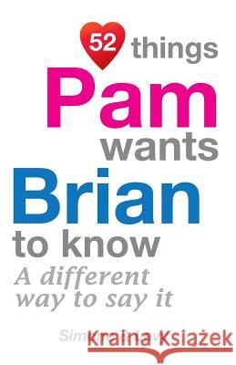 52 Things Pam Wants Brian To Know: A Different Way To Say It Simone 9781511985048 Createspace Independent Publishing Platform - książka