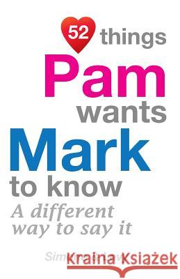 52 Things Pam Wants Mark To Know: A Different Way To Say It Simone 9781511988445 Createspace Independent Publishing Platform - książka