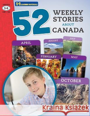 52 Weekly Nonfiction Stories About Canada Grades 5-6 Ruth Solski 9781771589659 On the Mark Press - książka