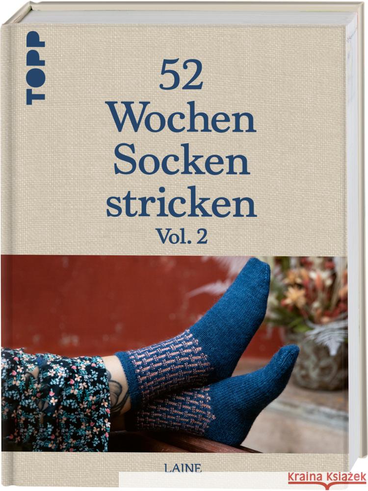 52 Wochen Socken stricken Vol. II Laine 9783735870797 Frech - książka