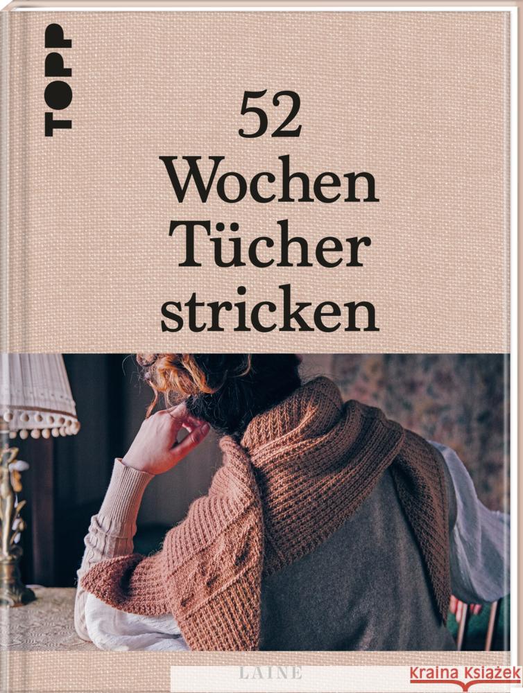 52 Wochen Tücher stricken Laine 9783735870094 Frech - książka