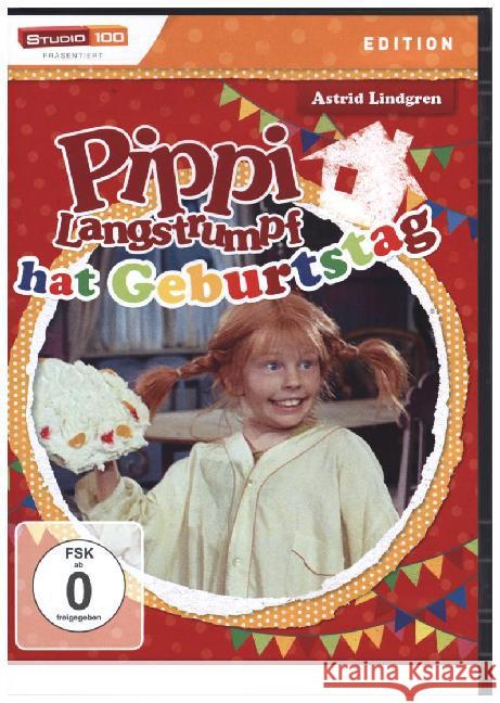 Pippi Langstrumpf hat Geburtstag, 1 DVD : Schweden Lindgren, Astrid 5414233188292