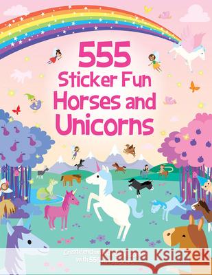 555 Sticker Fun - Horses and Unicorns Oakley Graham Lauren Ellis 9781835553145 Two Windmills - książka