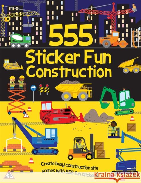 555 Sticker Fun Construction Oakley Graham 9781835555446 Gemini Books Group Ltd - książka