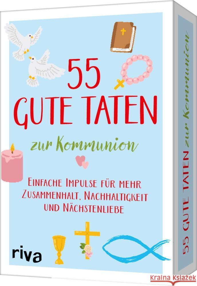 55 gute Taten zur Kommunion Graf, Carolina 9783742328045 Riva - książka