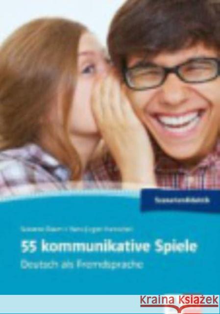 55 kommunikative Spiele LEKTORKLETT Daum Susanne Hantschel Hans-Jurgen 9783126751841 Klett - książka