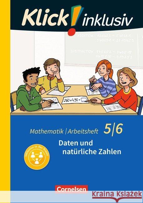 5./6. Schuljahr - Daten und natürliche Zahlen : Arbeitsheft 1  9783060021147 Cornelsen - książka