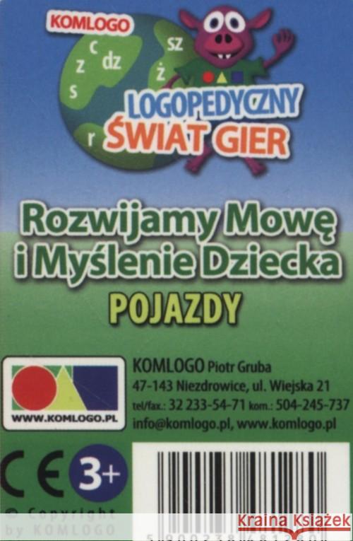 Rozwijamy mowę i myślenie - Pojazdy.  5900238481280 Komlogo