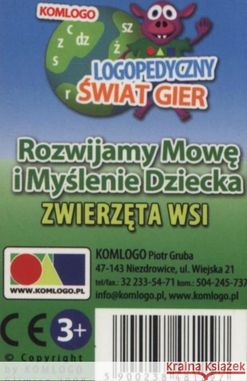 Rozwijamy mowę i myślenie - Zwierzęta na wsi.  5900238481297 Komlogo