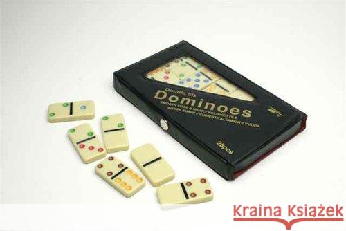 Domino kolorowe 28szt etui  5900238568158 Grapet
