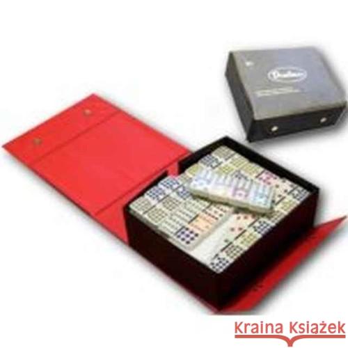 Domino kolorowe 136szt etui  5900238568325 Grapet