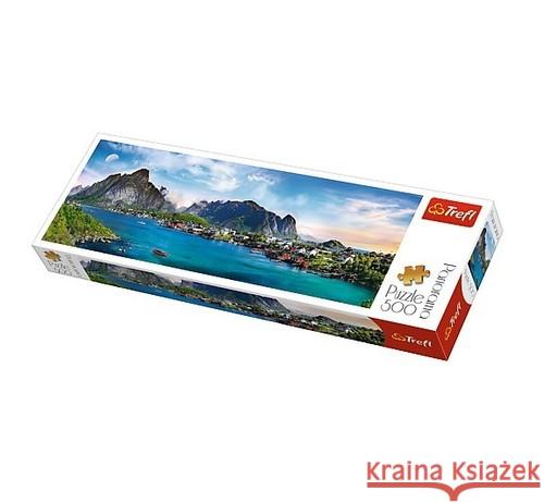 Puzzle 500 Panorama - Archipelag Lofoty TREFL  5900511295009 Trefl