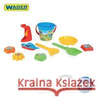 Komplet do piasku 10 elementów 2 wzory WADER 5900694750357