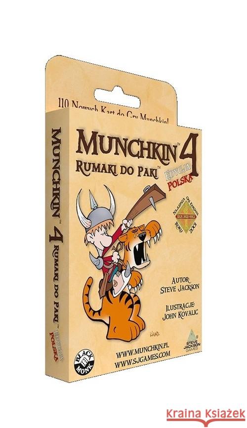 Munchkin 4 Rumaki do Paki BLACK MONK Jackson Steve 5901549119039