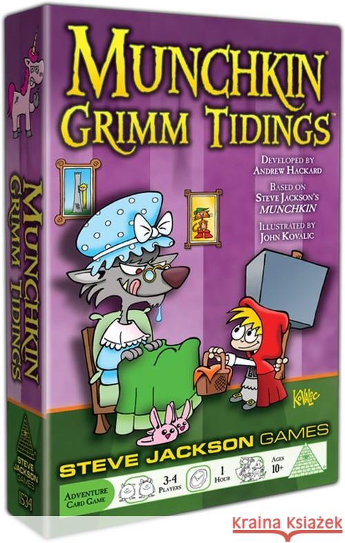 Munchkin Grimm BLACK MONK Jackson Steve 5901549119954