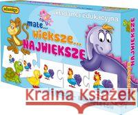 Układanka - Małe większe największe Pogprzelska Julia 5902410006496 Adamigo