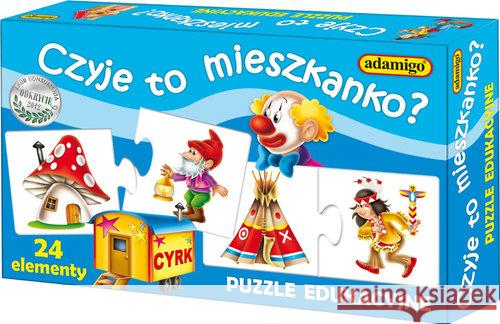 Puzzle edukacyjne - Czyje to mieszkanko?  5902410006656 Adamigo