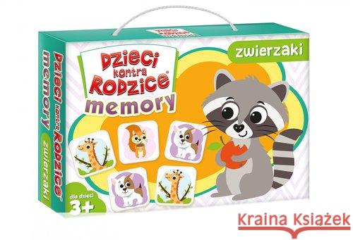 Dzieci kontra rodzice. Memory Zwierzaki Praca Zbiorowa 5902768471373