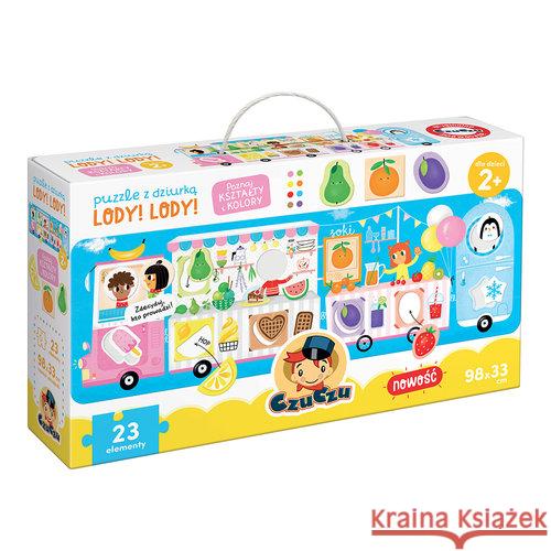 Puzzle z dziurką Lody! Lody!  5902983490418 Bright Junior Media