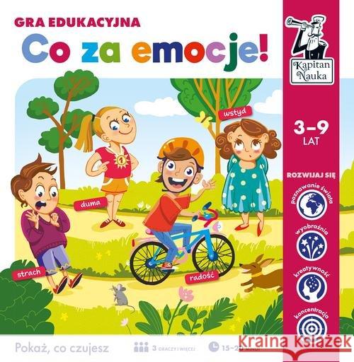 Co za emocje! Gra edukacyjna. Kapitan Nauka Bobrowski Hubert 5903699821053